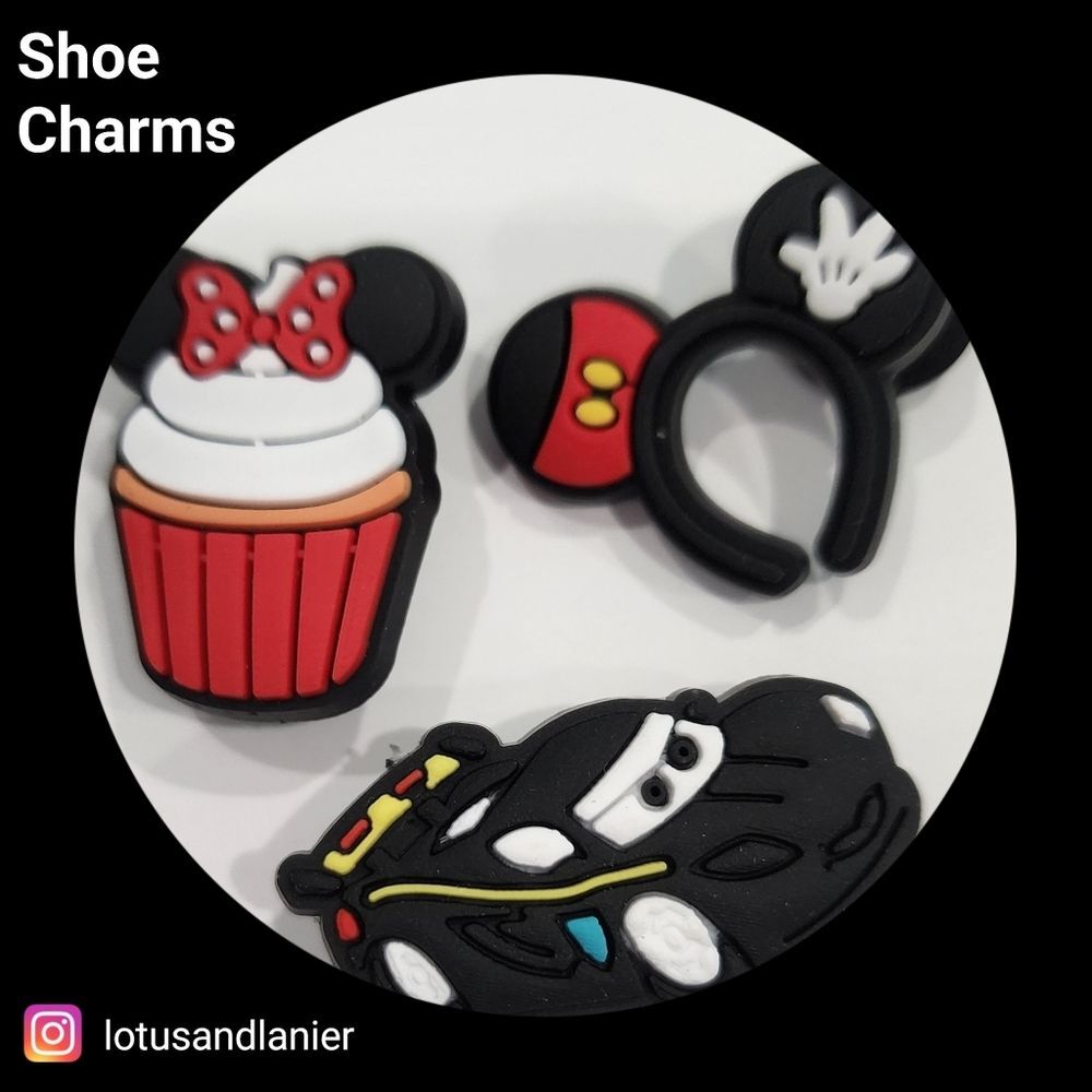 Shoe Charms "Cars" Charms Set of 3